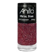 Esmalte Celebridade Glitter 10ml Coleção Metal Star 1133 - Anita