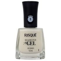 Esmalte Chá Branco Diamond Gel Risque 9,5ml