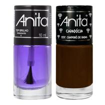 Esmalte Chaminés De Fadas Coleção Capadócia + Top Brilho 10ml Anita