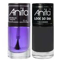 Esmalte Chemise Coleção Look do Dia + Top Brilho 10ml Anita