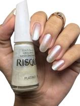 Esmalte cintilante platino 8ml risque