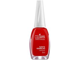 Esmalte Colorama Tapete Vermelho Cremoso 8ml Esmalte Colorama Tapete Vermelho Cremoso 8ml