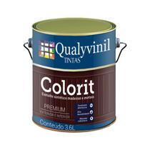 Esmalte Colorit Premium Grafite Escuro 3,6L Qualyvinil Esmalte Colorit Premium Grafite Escuro 3,6L Qualyvinil