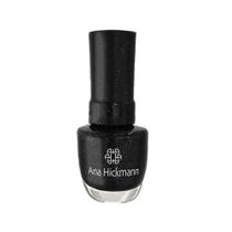 Esmalte com Glitter Black Diamond Preto Ana Hickmann 9ml Esmalte com Glitter Black Diamond Preto Ana Hickmann 9ml