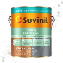 Esmalte Cor E Proteção Base Água Acetinado Branco Neve Suvinil 3,6L Esmalte Cor E Proteção Base Água Acetinado Branco Neve Suvinil 3,6L