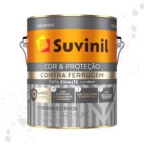 Esmalte Cor E Proteção Contra Ferrugem Brilhante Branco Neve Suvinil 3,6L Esmalte Cor E Proteção Contra Ferrugem Brilhante Branco Neve Suvinil 3,6L