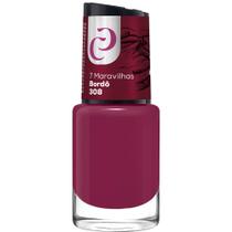 Esmalte Cora O Melhor 10ml 7 Maravilhas Bordô nº308 Esmalte Cora O Melhor 10ml 7 Maravilhas Bordô nº308