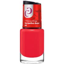 Esmalte Cora O Melhor 10ml 7 Maravilhas Vermelho Amor nº44 Esmalte Cora O Melhor 10ml 7 Maravilhas Vermelho Amor nº44