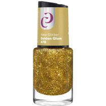 Esmalte Cora O Melhor 10ml New Glitter Golden Glam nº476 Esmalte Cora O Melhor 10ml New Glitter Golden Glam nº476