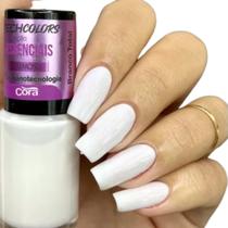 Esmalte Cora TechColors Essenciais Cremoso Branco Total 9ml