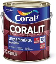 Esmalte Coralit Ultra Resistência Branco Fosco 3,6L Esmalte Coralit Ultra Resistência Branco Fosco 3,6L