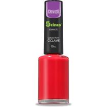 Esmalte Cremoso 5cinco 10ml - Cores Intensas e Cobertura Perfeita