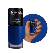 Esmalte Cremoso Azul Tamy Friends 7ml Cor Vibrante Esmalte Cremoso Azul Tamy Friends 7ml Cor Vibrante