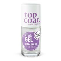 Esmalte Cremoso Blant Coretrat Top Coat Gel Incolor 8,5ml
