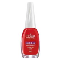 Esmalte Cremoso Colorama Vermelho Ivete 8Ml Esmalte Cremoso Colorama Vermelho Ivete 8Ml