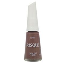 Esmalte Cremoso Linda, Leve e Nude Risque 8ml Esmalte Cremoso Linda, Leve e Nude Risque 8ml