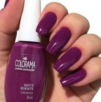 Esmalte cremoso noite quente 8ml colorama