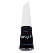 Esmalte Cremoso para Unhas Preto Sépia Risqué 8ml