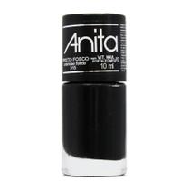 Esmalte Cremoso Preto Fosco 10ml - Anita