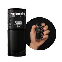Esmalte Cremoso Preto Karin Friends 7ml Cor Vibrante Esmalte Cremoso Preto Karin Friends 7ml Cor Vibrante