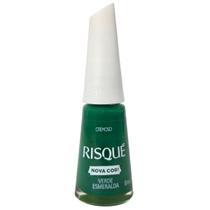 Esmalte Cremoso Risqué Verde Esmeralda 8ml Hipoalergênico Esmalte Cremoso Risqué Verde Esmeralda 8ml Hipoalergênico