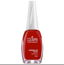 Esmalte cremoso vermelho ivete 8ml colorama
