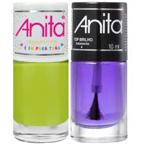 Esmalte Daqui Para Frente, Só Para Trás Coleção Eu No Carnaval + Top Brilho 10ml Anita Esmalte Daqui Para Frente, Só Para Trás Coleção Eu No Carnaval + Top Brilho 10ml Anita