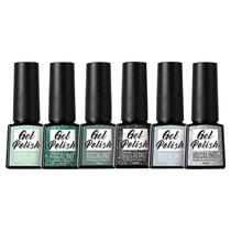 Esmalte de gel 7ml Conjunto de esmalte de imersão de 6 peças de design de unhas DIY em casa