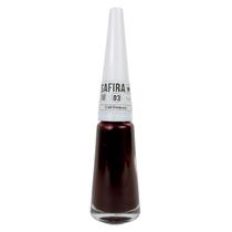 Esmalte De Unha 7ml Café Cremoso Nº 03 Safira Cosméticos Esmalte De Unha 7ml Café Cremoso Nº 03 Safira Cosméticos
