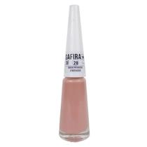 Esmalte De Unha 7ml Nº 28 Bege Rosado Cremoso Safira Esmalte De Unha 7ml Nº 28 Bege Rosado Cremoso Safira