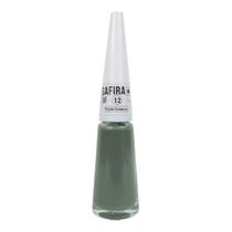 Esmalte De Unha 7Ml Verde Cremoso Nº 12 Safira Cosméticos