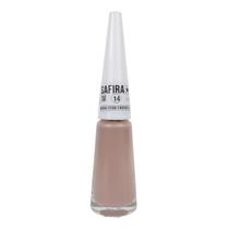 Esmalte De Unha Cremoso Nº 14 Bege Nude 7ml Safira Esmalte De Unha Cremoso Nº 14 Bege Nude 7ml Safira
