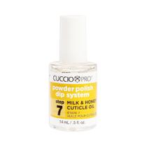 Esmalte de unhas com óleo de cutícula Cuccio Colour Powder Milk Honey 15mL