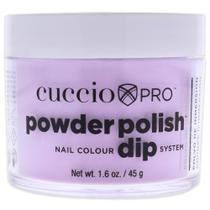 Esmalte de unhas em pó Cuccio Color para manicure e sorvete de lavanda Esmalte de unhas em pó Cuccio Color para manicure e sorvete de lavanda