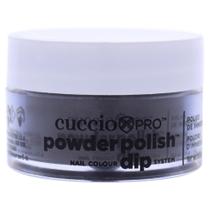 Esmalte de unhas em pó Cuccio Colour 15 mL com tons de cinza prateado
