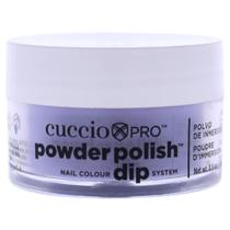 Esmalte de unhas em pó Cuccio Colour para manicure 15 ml de roxo suave