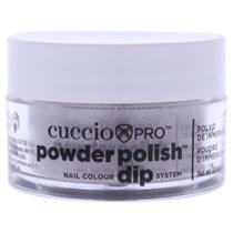 Esmalte de unhas em pó Cuccio Colour Silver Baby Pink Glitter