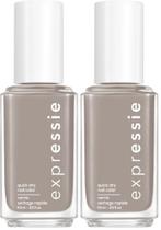 Esmalte de unhas essie expressie Binge-Worthy Soft Grey 10 mL (x2) Esmalte de unhas essie expressie Binge-Worthy Soft Grey 10 mL (x2)
