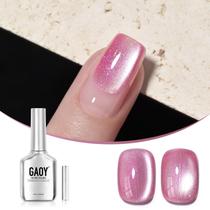 Esmalte de unhas GAOY Pink Cat Eye Gel 16 mL holográfico com ímã Esmalte de unhas GAOY Pink Cat Eye Gel 16 mL holográfico com ímã