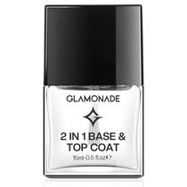 Esmalte de unhas Glamonade Base Top Coat 2 em 1 Clear 15 mL