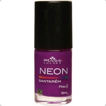 Esmalte de Unhas Miss Colors 9ml - Neon - Semi Fosco - Alta Cobertura - Santarém - Coleção Oito Maravilhas