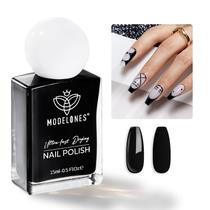 Esmalte de Unhas Modelones Classic Black 15ml - Secagem Rápida Esmalte de Unhas Modelones Classic Black 15ml - Secagem Rápida