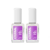 Esmalte de unhas Ridge Filler Base Coat Eternal 13,5 ml - pacote com 2 Esmalte de unhas Ridge Filler Base Coat Eternal 13,5 ml - pacote com 2
