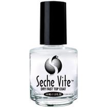 Esmalte de unhas Seche Vite Dry Fast Top Coat 14 ml, pacote com 6