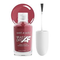 Esmalte de unhas wet n wild Fast Dry AF Red Happy Rosy Day