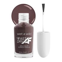 Esmalte de Unhas Wet n Wild Fast Dry AF - Vermelho Acastanhado