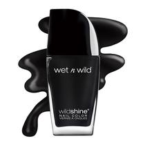 Esmalte de Unhas Wet n Wild Wild Shine Black Crème