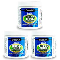 Esmalte DecoArt Triple Thick Gloss 240 ml (pacote com 3) Esmalte DecoArt Triple Thick Gloss 240 ml (pacote com 3)