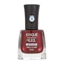 Esmalte Diamond Gel Risque Cor Charlotte De Romã
