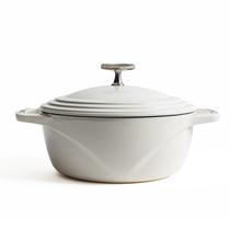 Esmalte Dutch Oven Lodge USA 4,5 L branco